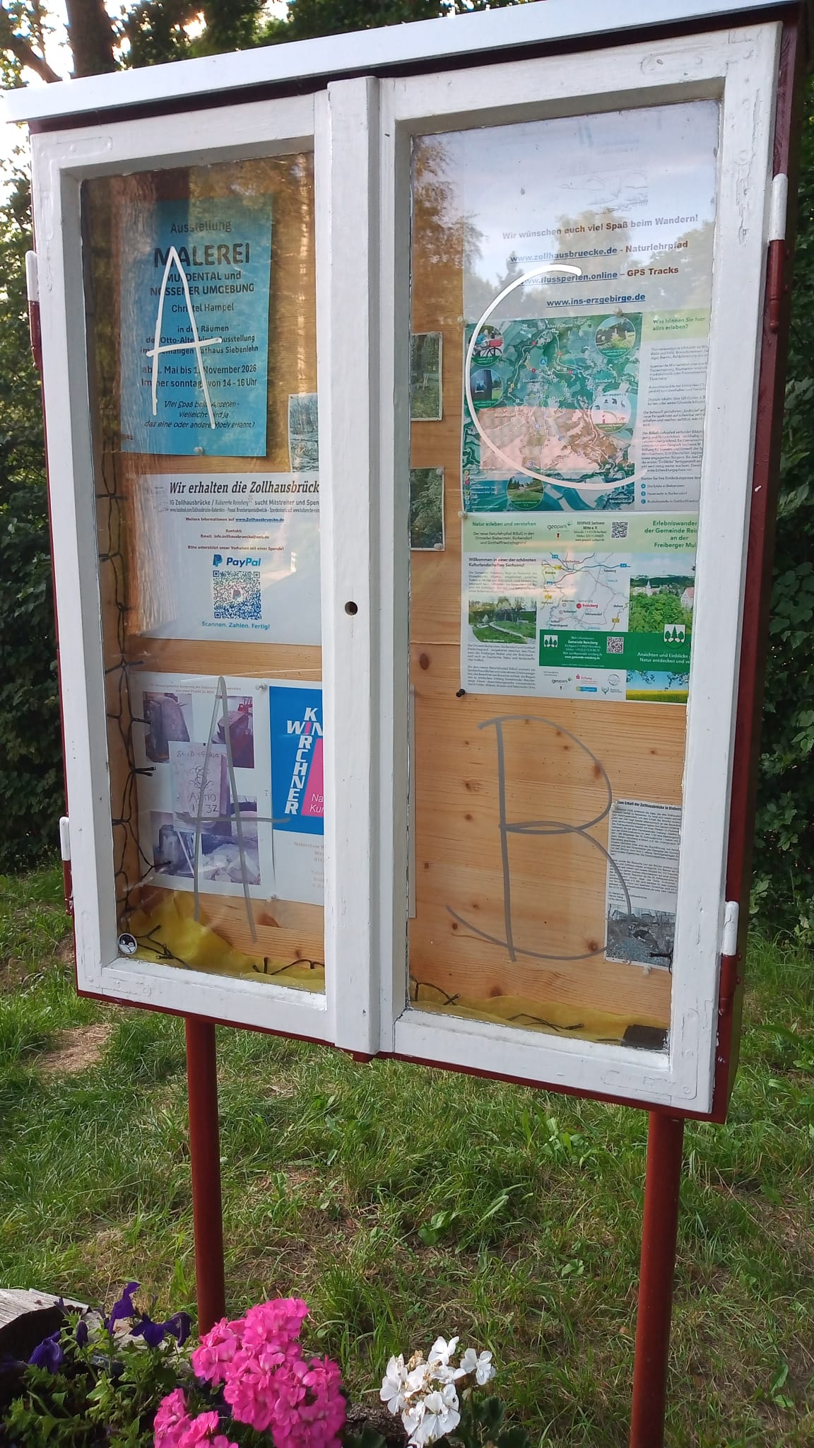 Vandalismus an unserer Brücke